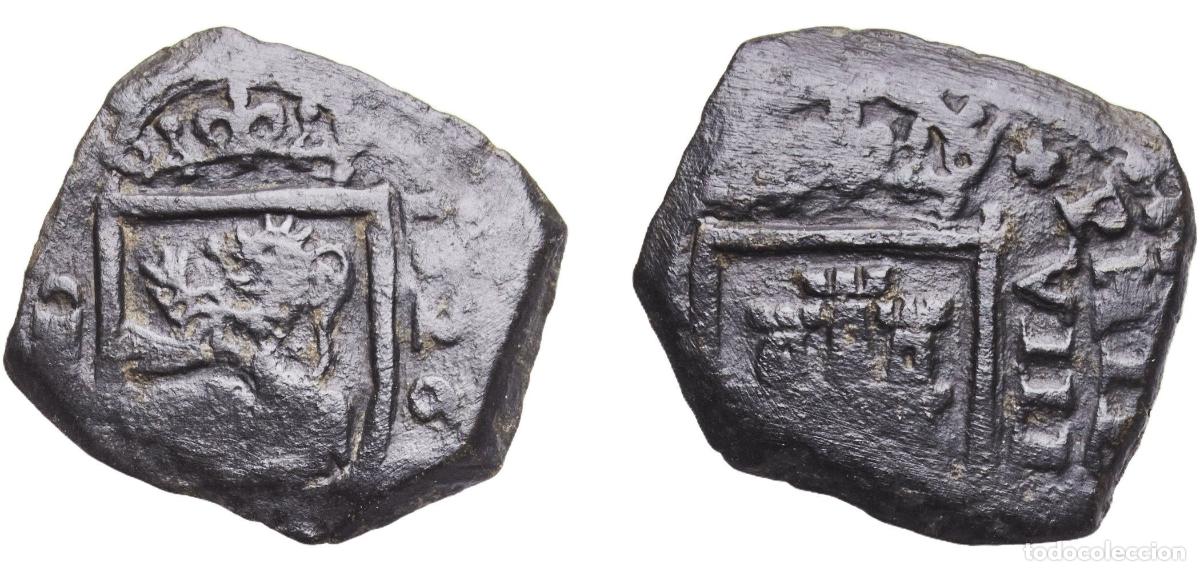 Monedas antiguas de Europa: Spain Kingdom 1626 8 Maravedis - Felipe IV Copper 4.76g VF KM 10