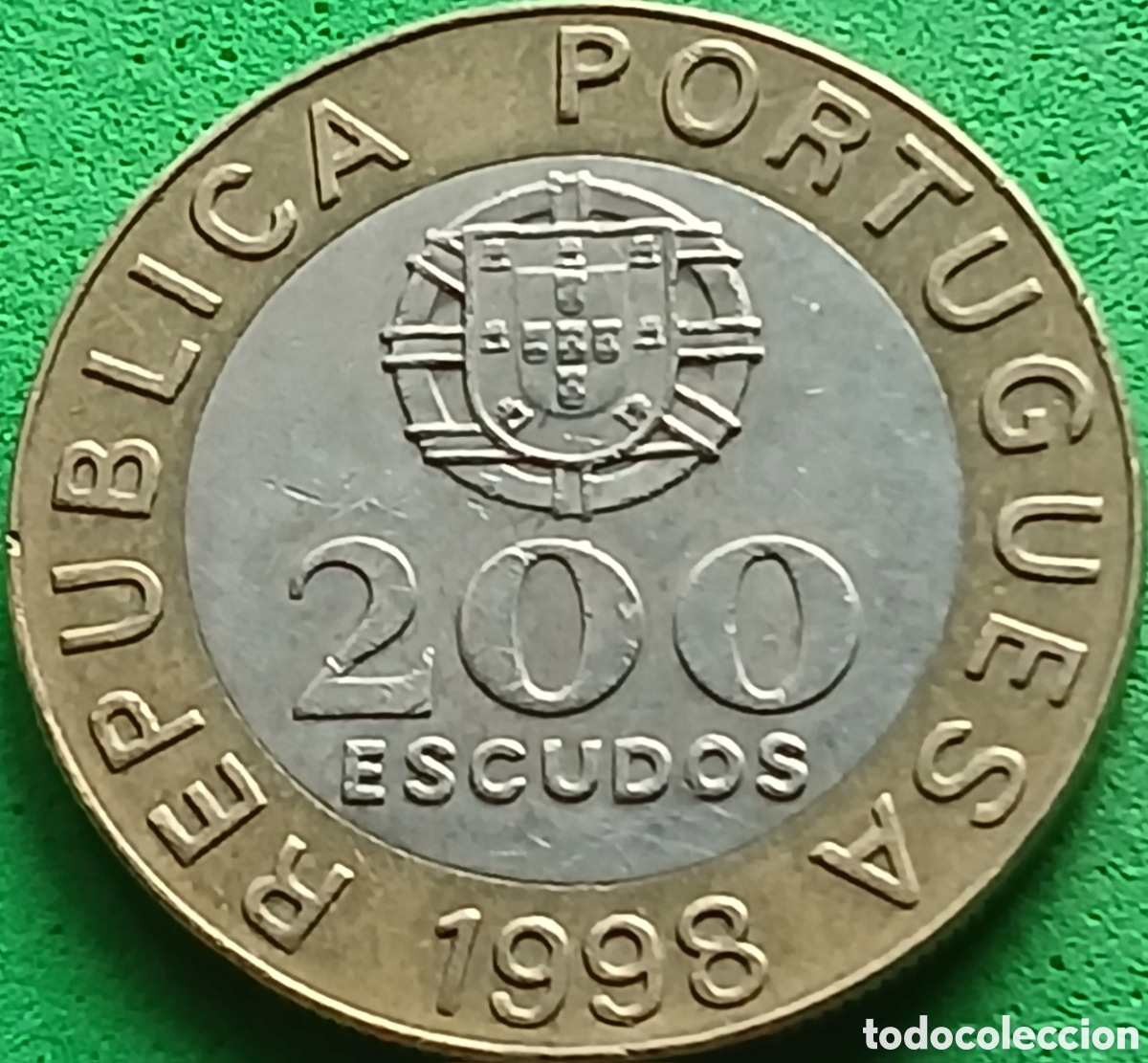 Monedas antiguas de Europa: Portugal 200 escudos 1998 km#655