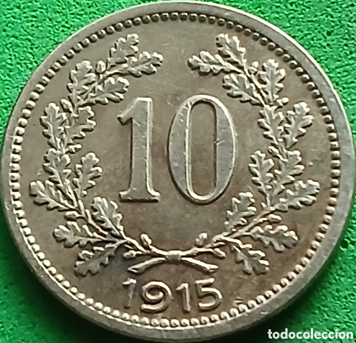 Monedas antiguas de Europa: Austria 10 hellers 1915 km#2822