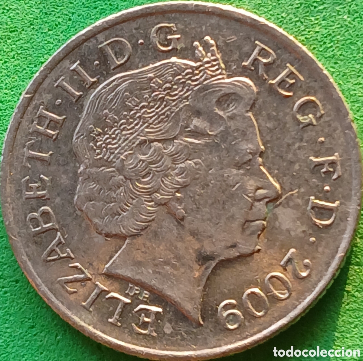 Monedas antiguas de Europa: Reino Unido ten pence 2009 km#1110