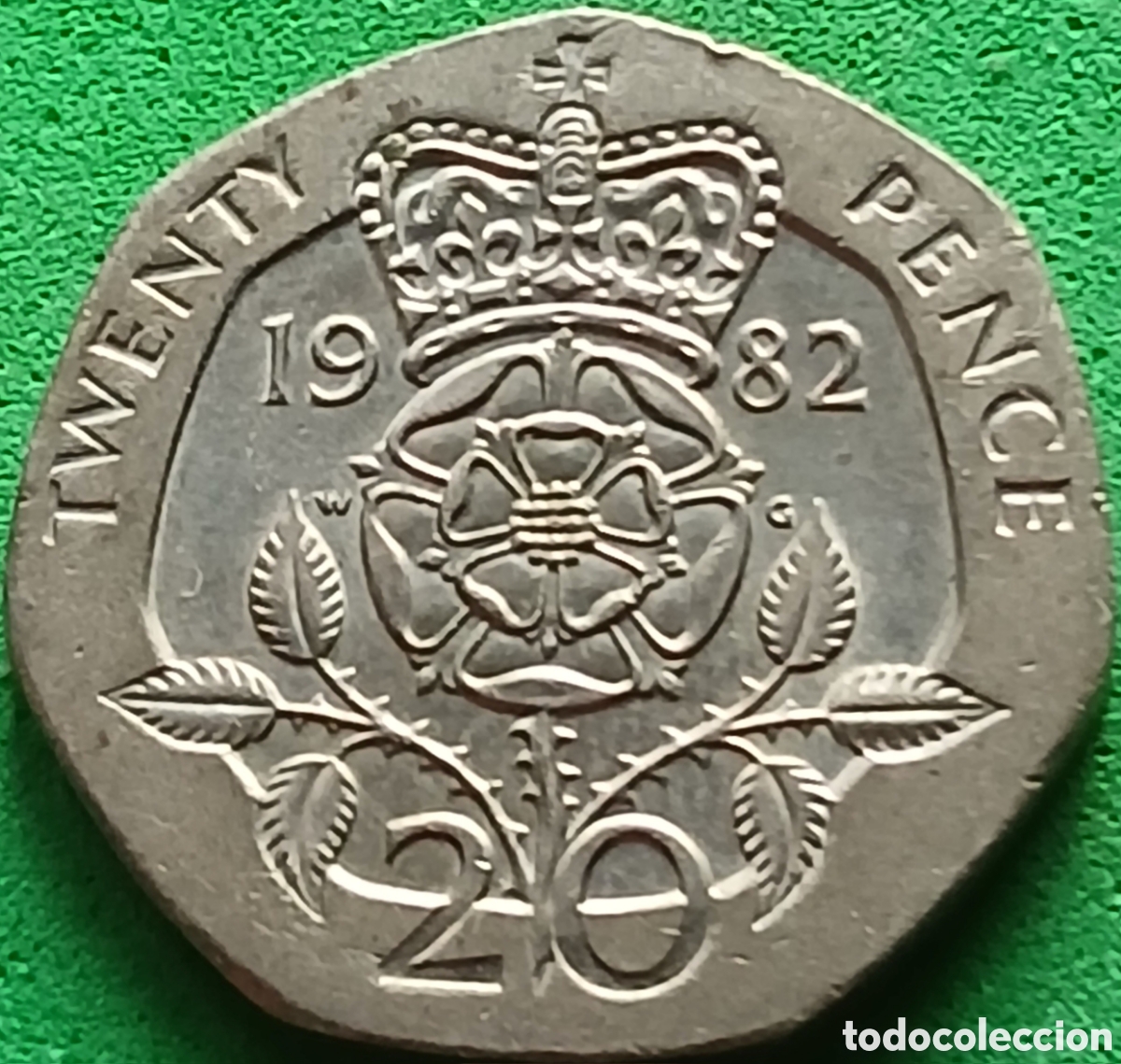 Monedas antiguas de Europa: Reino Unido twenty pence 1982 km#931