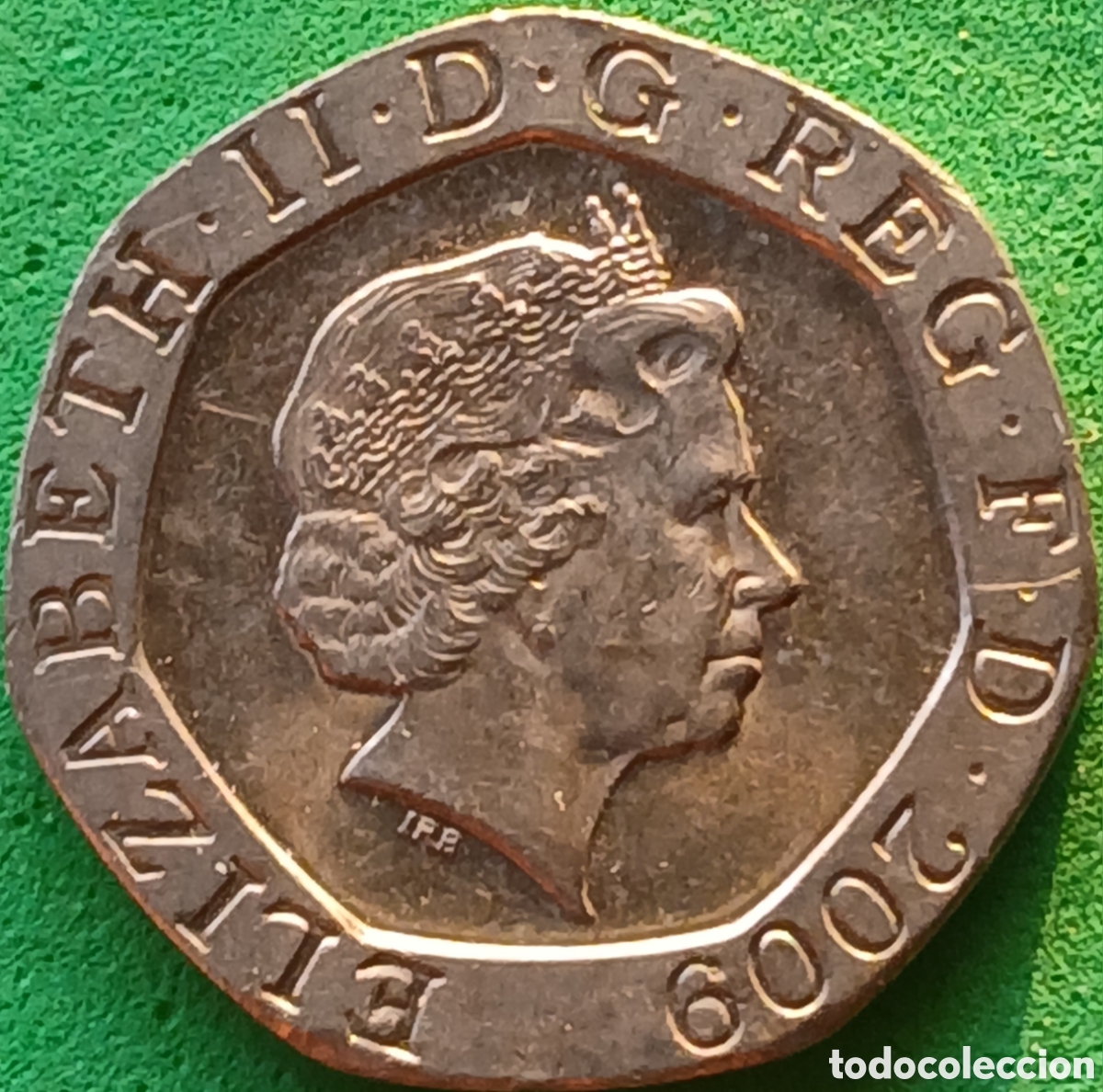 Monedas antiguas de Europa: Reino Unido twenty pence 2009 km#1111