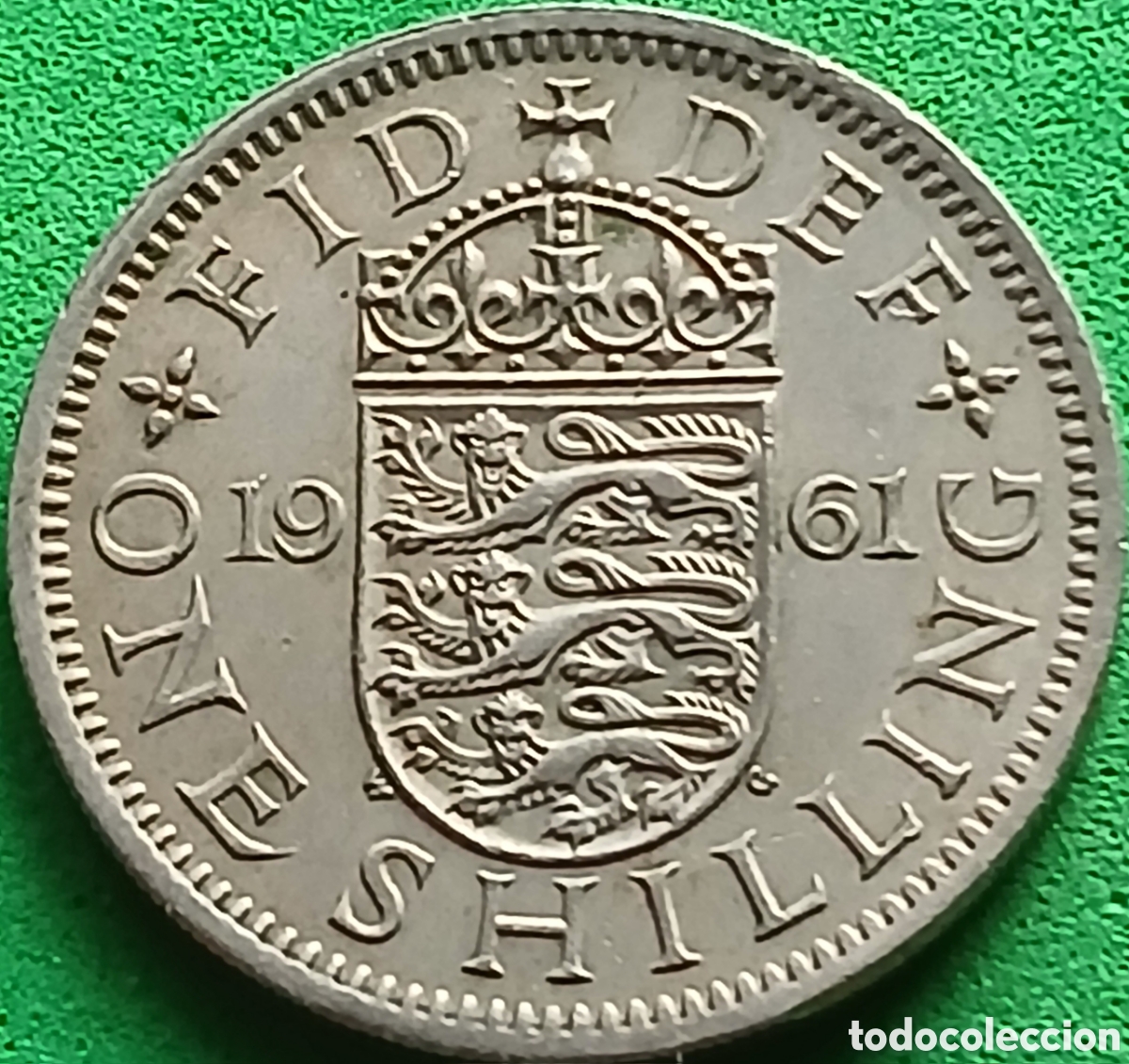 Monedas antiguas de Europa: Reino Unido one shilling 1961 km#904