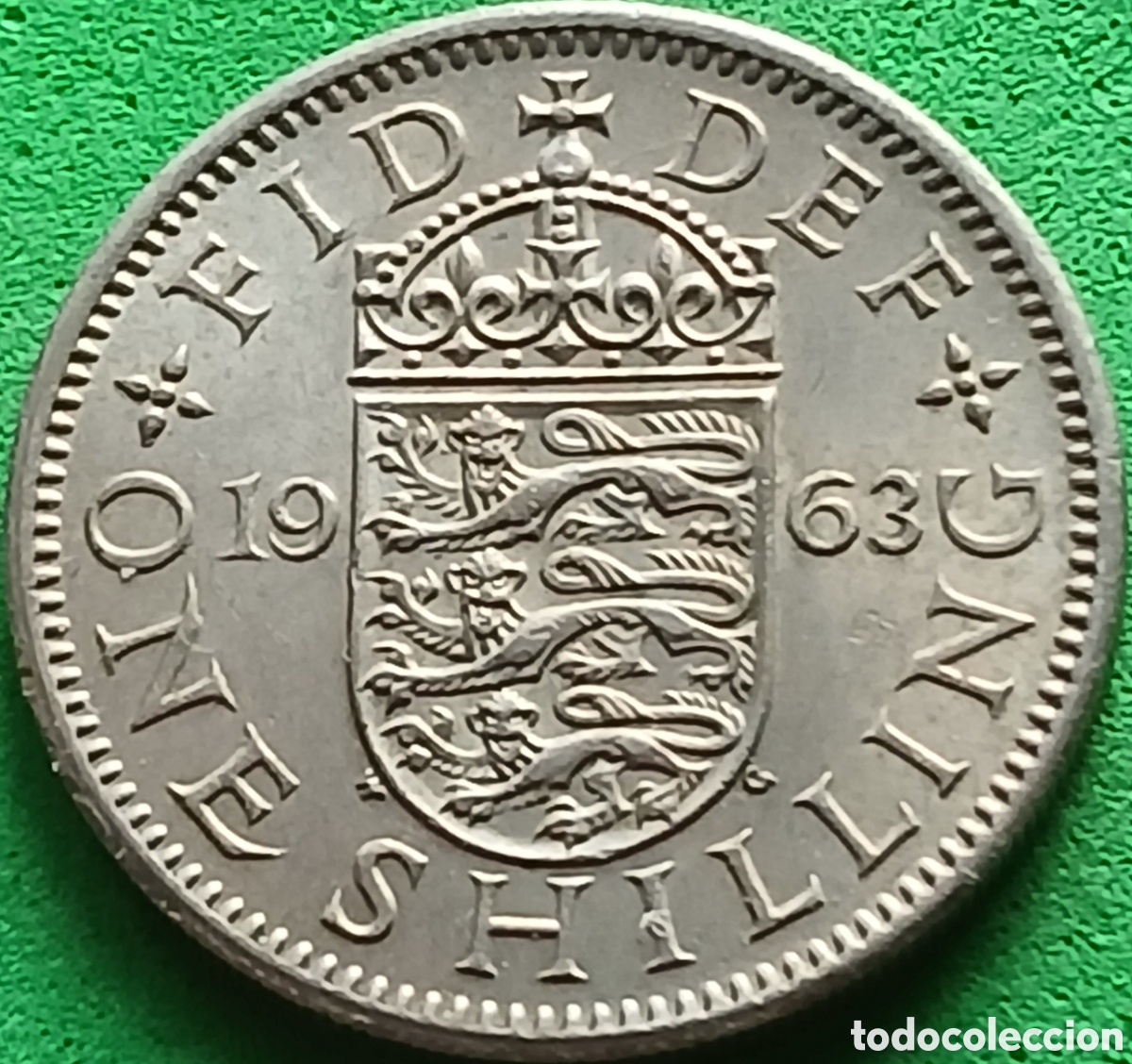 Monedas antiguas de Europa: Reino Unido one shilling 1963 km#904