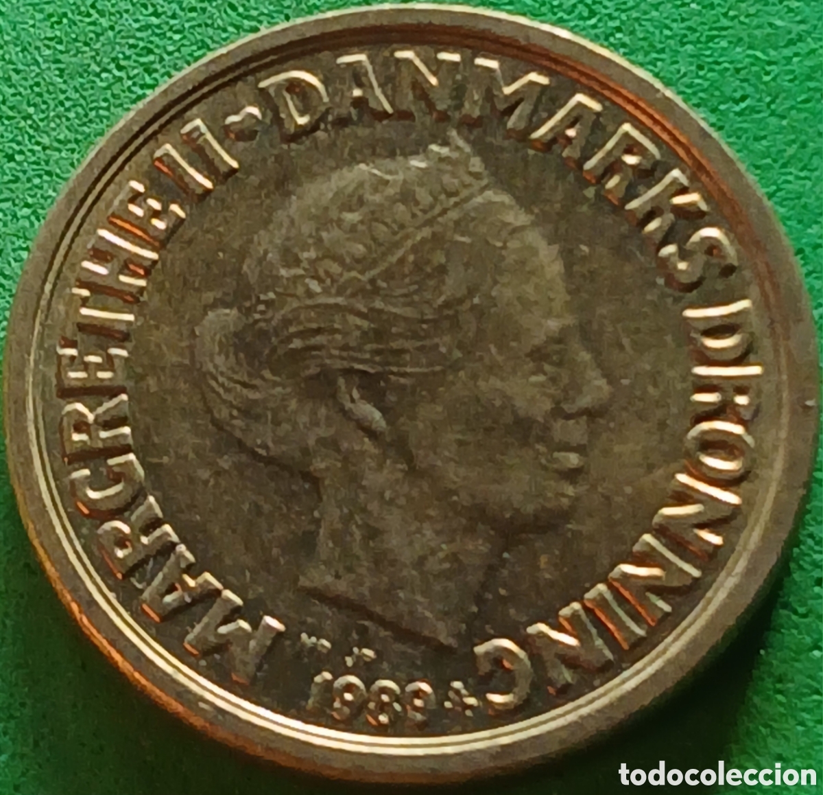 Monedas antiguas de Europa: Dinamarca 10 coronas 1989 km#867