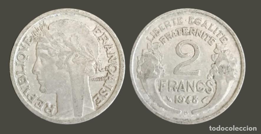 Monedas antiguas de Europa: 173 - Francia 2 Franc 1948 MBC