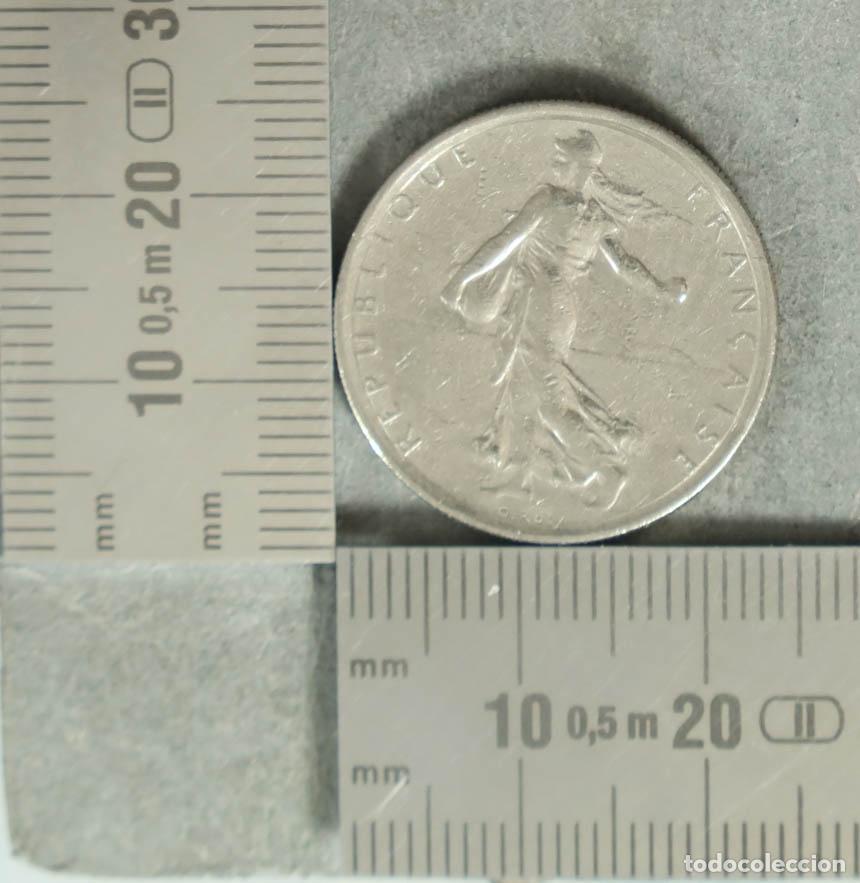 Monedas antiguas de Europa: MONEDA. 1 Franco - Francia - La Semeuse 1960