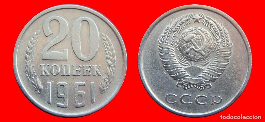 Old Coins of Europe: 20 KOPEKS 1961 RUSIA-150255