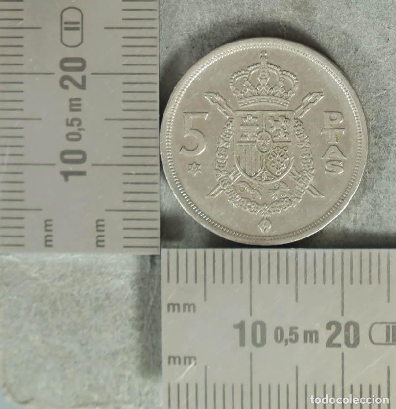 Old Coins of Europe: MONEDA. 5 Pesetas - Espa&ntilde;a - Juan Carlos I - Rey de Espa&ntilde;a 1975
