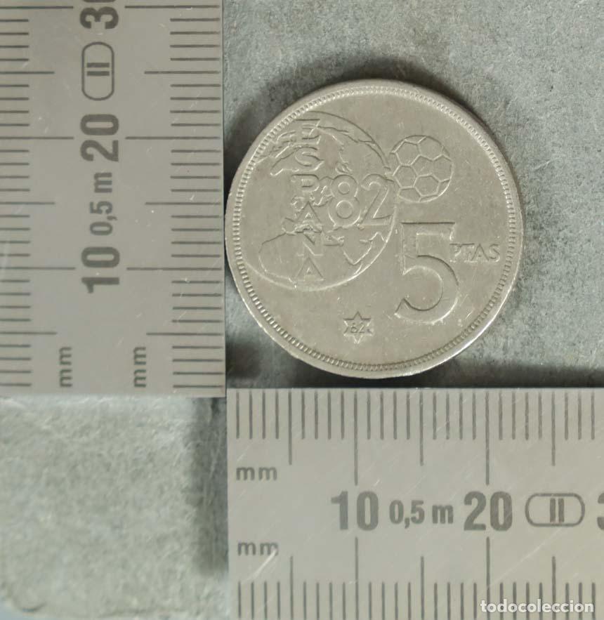 Alte M&uuml;nzen aus Europa: MONEDA. 5 Pesetas - Espa&ntilde;a - Juan Carlos I - Mundial de F&uacute;tbol Espa&ntilde;a 82 1980