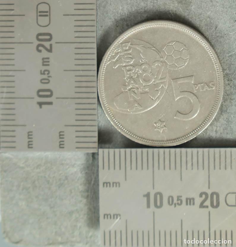 Monedas antiguas de Europa: MONEDA. 5 Pesetas - Espa&ntilde;a - Juan Carlos I - Mundial de F&uacute;tbol 82 1980