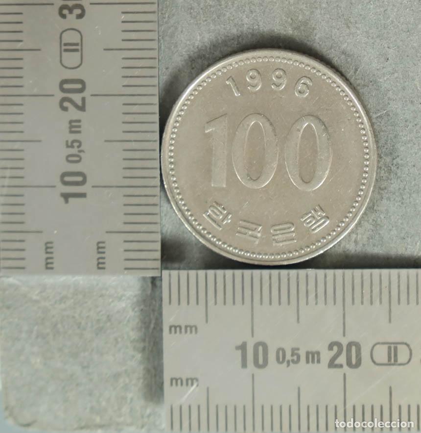 Monedas antiguas de Europa: MONEDA. 100 Won - Corea del Sur - Almirante Yi Sun-sin 1996