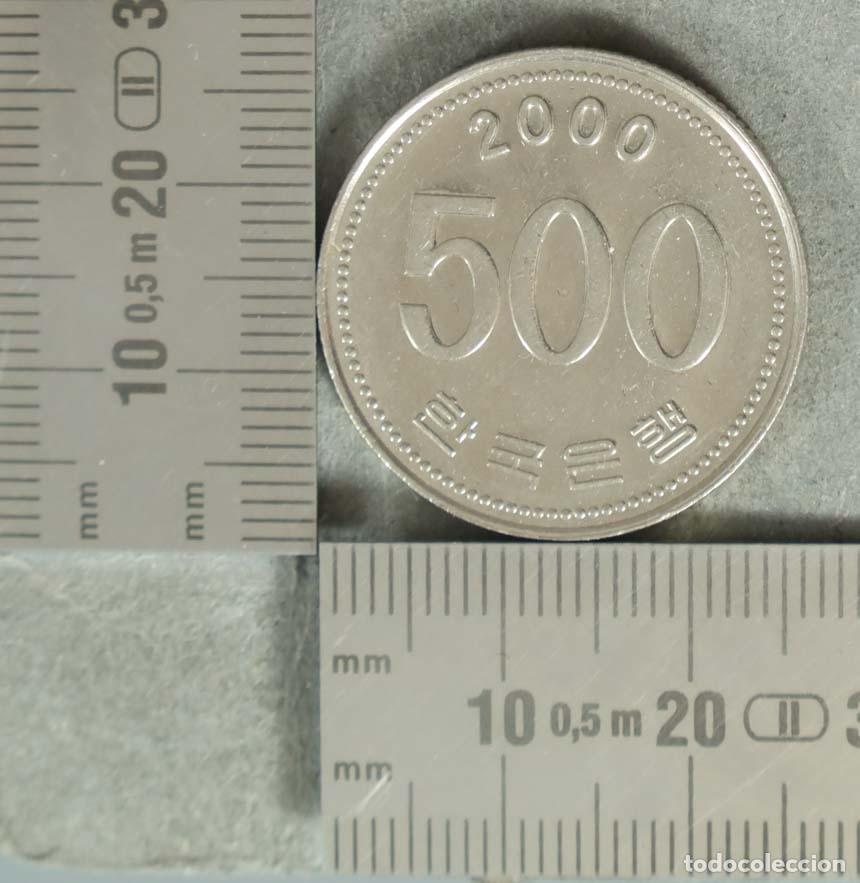 Monedas antiguas de Europa: MONEDA. 500 Won - Corea del Sur - Grulla en vuelo 2000