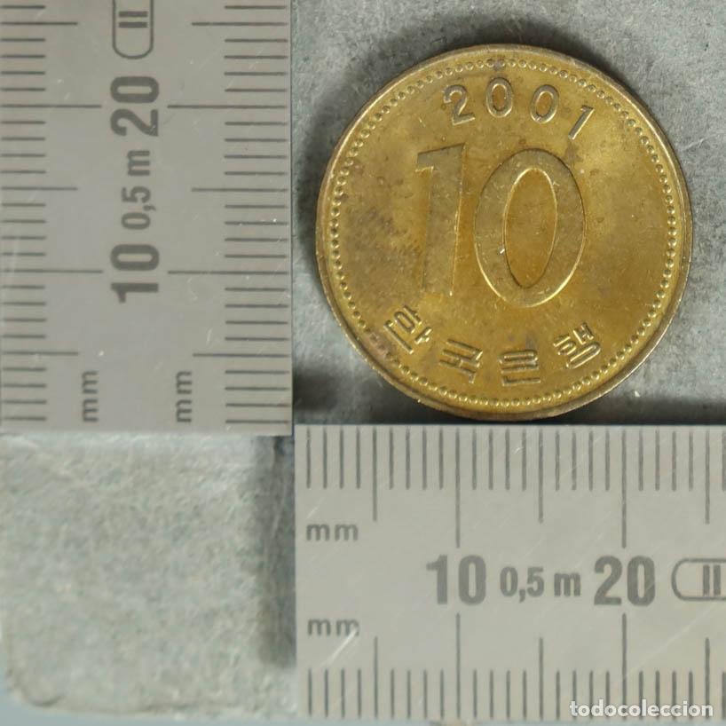 Monedas antiguas de Europa: MONEDA. 10 Won - Corea del Sur - Pagoda de Dabotap 2001