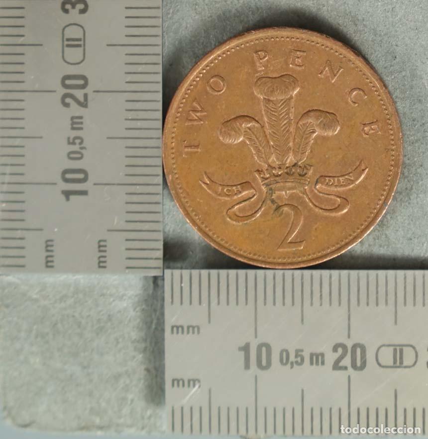 Monedas antiguas de Europa: MONEDA. 2 Pence - Reino Unido - Elizabeth II - Plumas del Pr&iacute;ncipe de Gales 1994