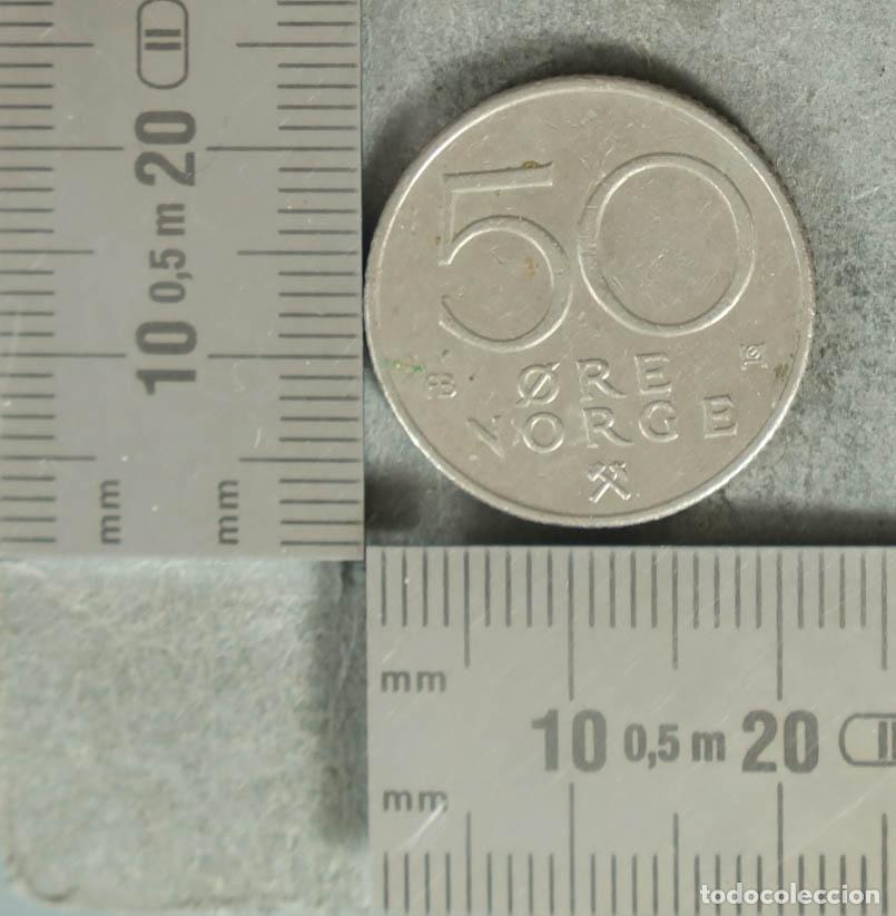 Monedas antiguas de Europa: MONEDA. 50 &Oslash;re - Noruega - Olav V 1975