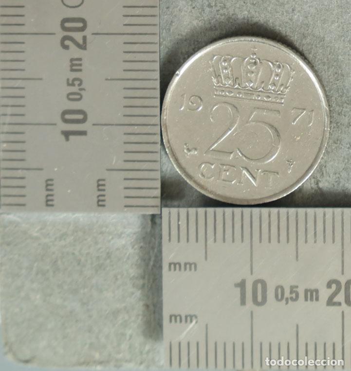 Monedas antiguas de Europa: MONEDA. 25 Cents - Pa&iacute;ses Bajos - Juliana 1971