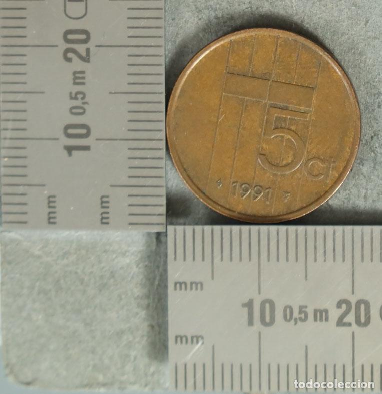 Monedas antiguas de Europa: MONEDA. 5 Cent - Pa&iacute;ses Bajos - Reina Beatriz 1991