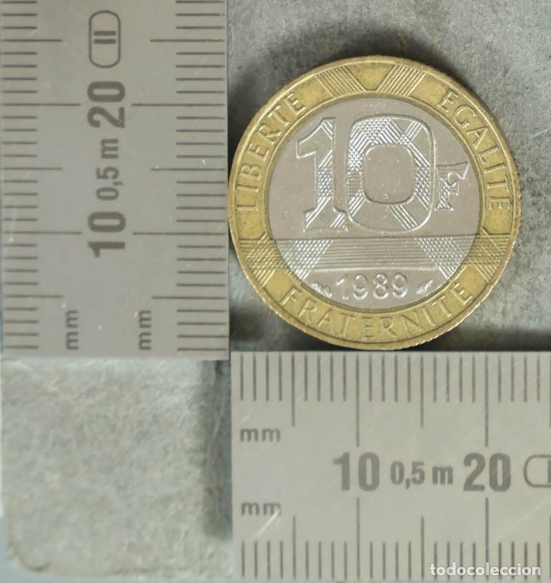 Monedas antiguas de Europa: MONEDA. 10 Francos - Francia - Genio de la Bastilla 1989