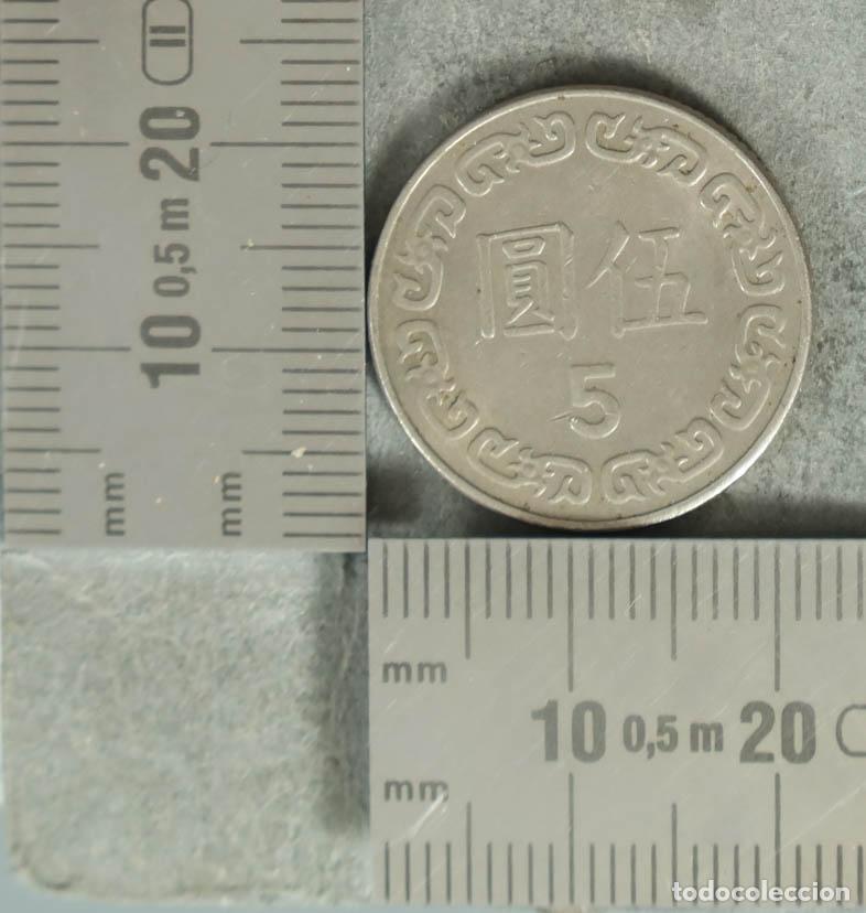 Alte M&uuml;nzen aus Europa: MONEDA. 5 D&oacute;lares - Taiw&aacute;n - Chiang Kai-shek