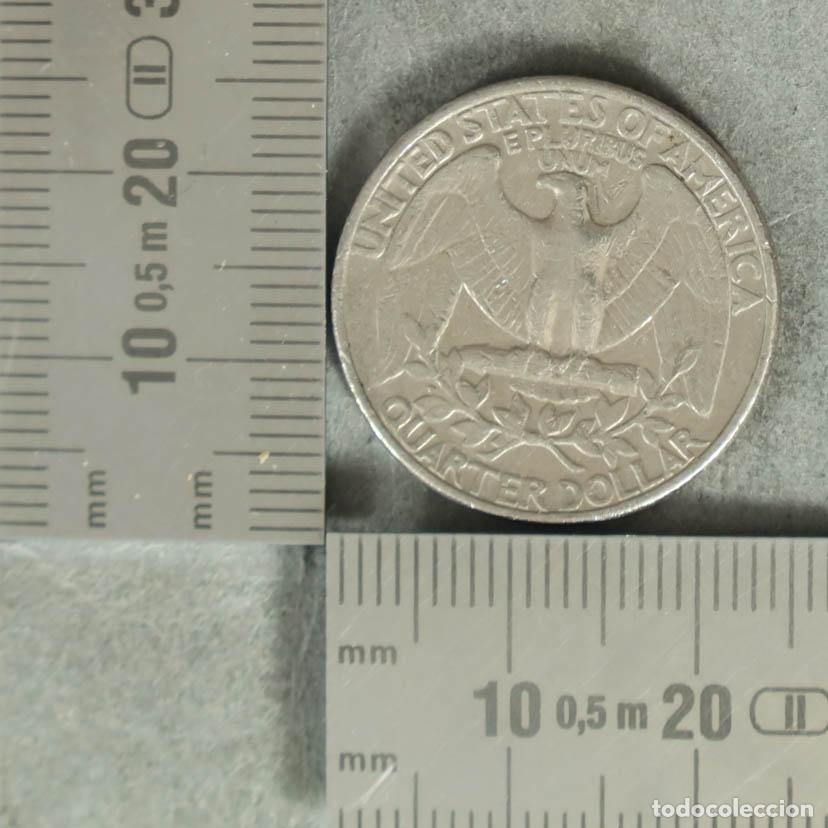 Alte M&uuml;nzen aus Europa: MONEDA. Quarter Dollar - USA - Washington 1984