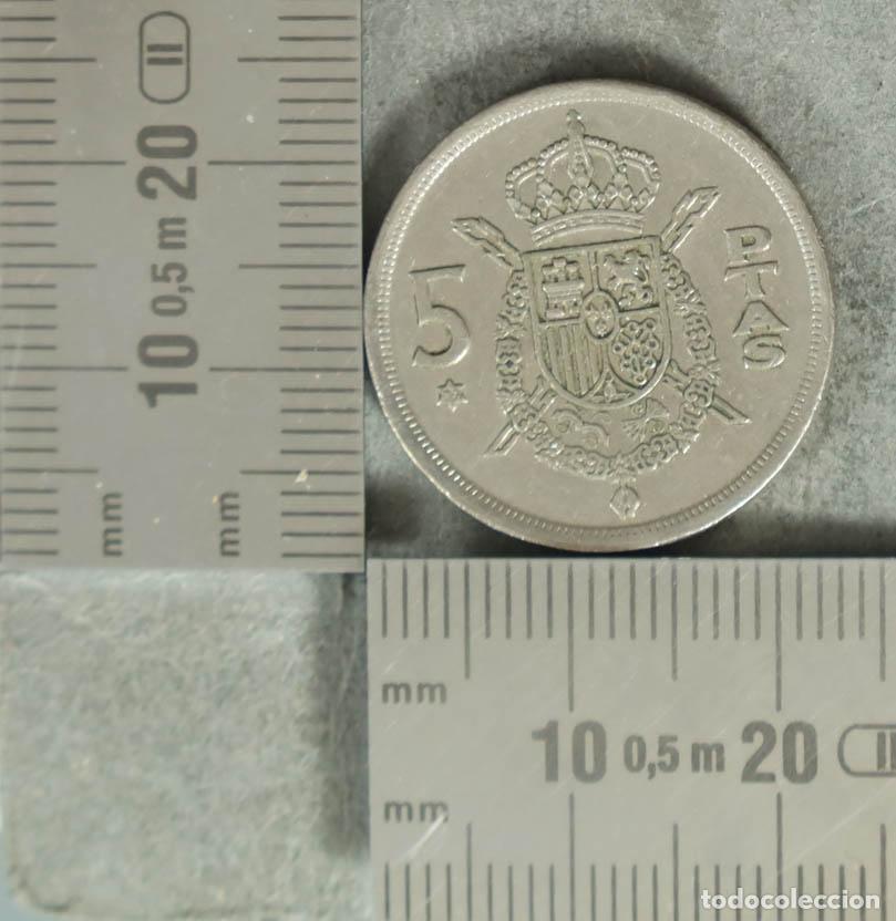 Monedas antiguas de Europa: MONEDA. 5 Pesetas - Espa&ntilde;a - Juan Carlos I 1975