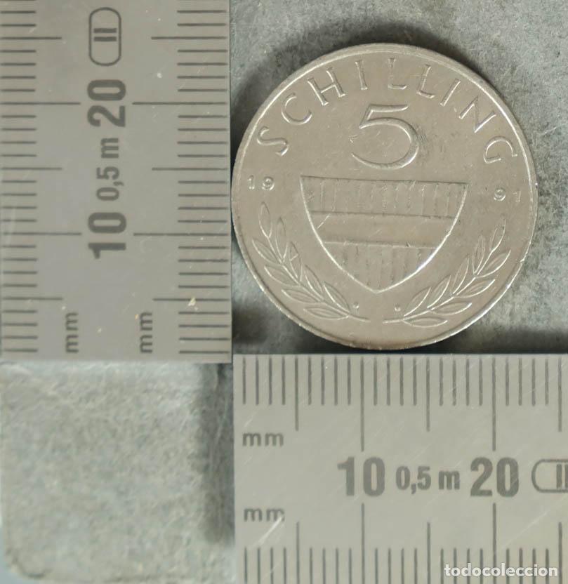 Monedas antiguas de Europa: MONEDA. 5 Schilling - Austria - Republik &Ouml;sterreich 1991
