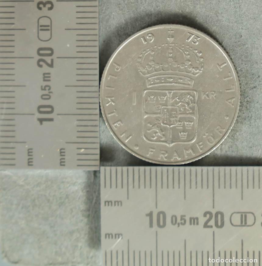 Monedas antiguas de Europa: MONEDA. 1 Corona - Suecia - Gustaf VI Adolf - Plikten framf&ouml;r allt 1973