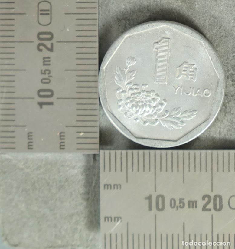 Monedas antiguas de Europa: MONEDA. 1 Yi Jiao - China - Crisantemo - Cuarta serie del renminbi 1997