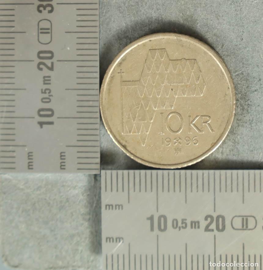 Monedas antiguas de Europa: MONEDA. 10 Kroner - Noruega - Harald V - Stavkirke 1996