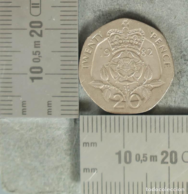 Monedas antiguas de Europa: MONEDA. 20 Pence - Reino Unido - Elizabeth II 1982