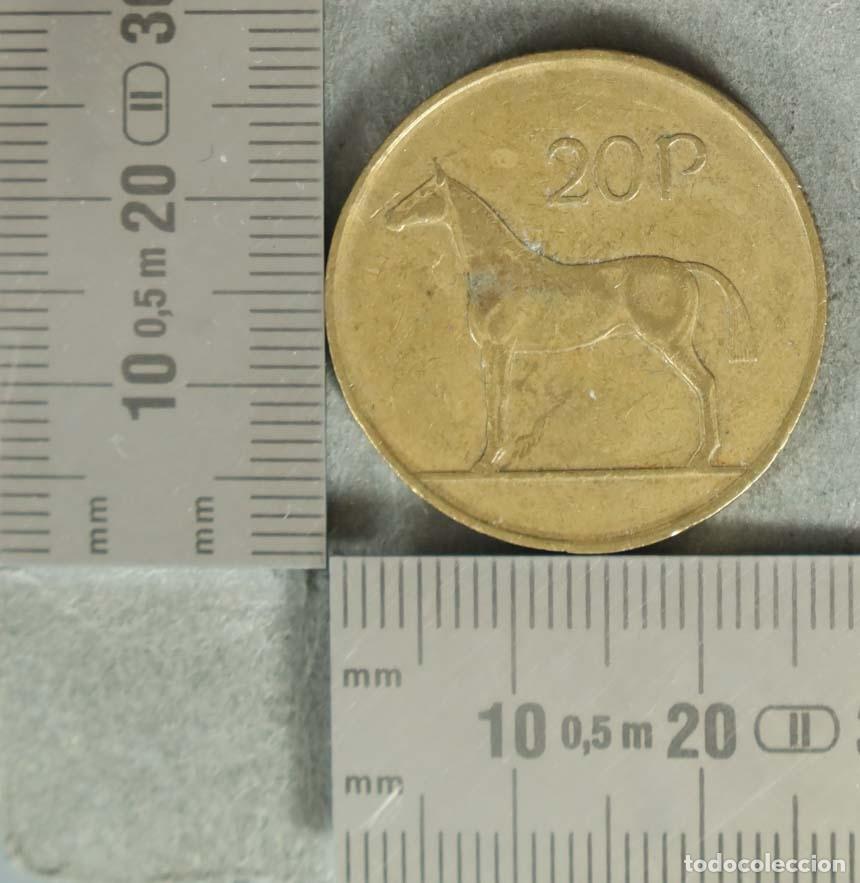 Monedas antiguas de Europa: MONEDA. 20 Pence - Irlanda - Caballo 1986