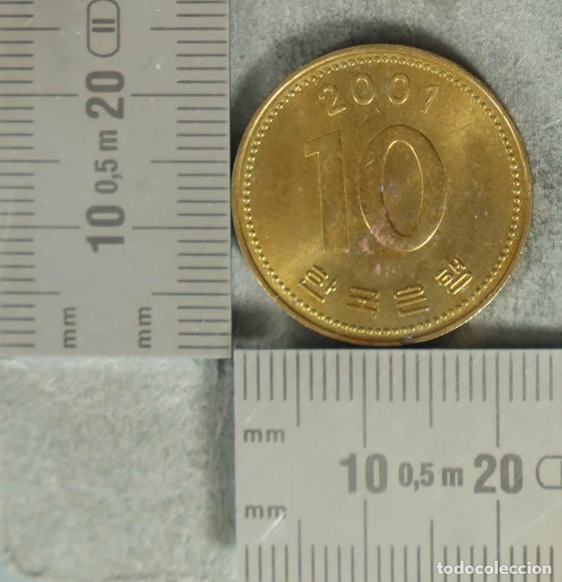 Monedas antiguas de Europa: MONEDA. 10 Won - Corea del Sur - Pagoda Dabotap 2001