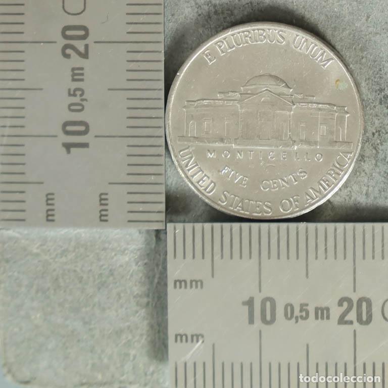 Monedas antiguas de Europa: MONEDA. 5 Cents - USA - Jefferson - Monticello 2000