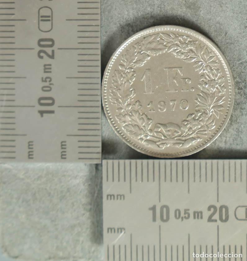 Monedas antiguas de Europa: MONEDA. 1 Franco - Suiza - Helvetia 1970