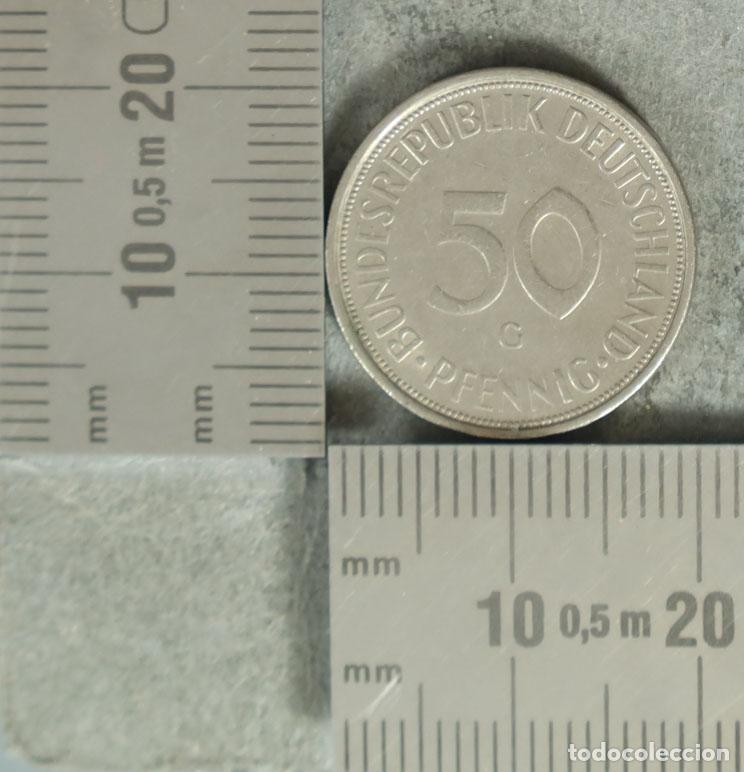 Monedas antiguas de Europa: MONEDA. 50 Pfennig FEDERAL ALEMANIA 1973