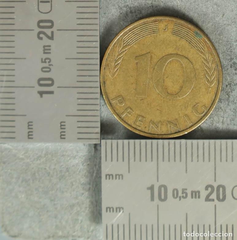 Monedas antiguas de Europa: MONEDA. 10 Pfennig - Alemania - Rep&uacute;blica Federal 1973