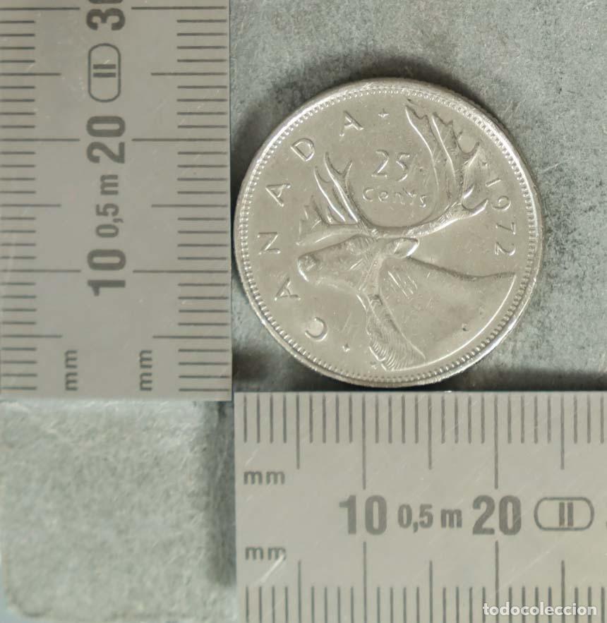 Monedas antiguas de Europa: MONEDA. 25 Cents - Canad&aacute; - Carib&uacute; - Elizabeth II 1972
