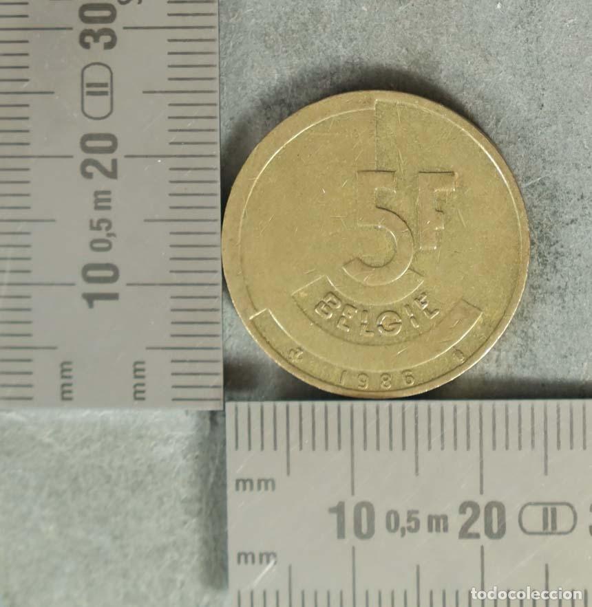 Monedas antiguas de Europa: MONEDA. 5 Francos - B&eacute;lgica - Baudouin I - BELGIE 1986