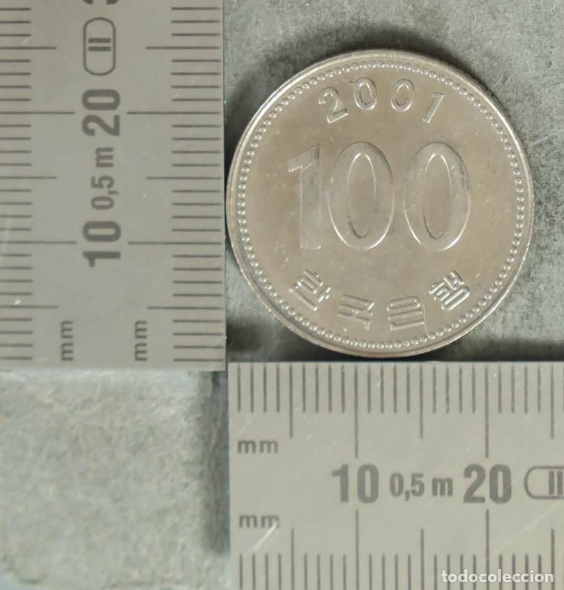 Monedas antiguas de Europa: MONEDA. 100 Won - Corea del Sur - Almirante Yi Sun-sin 2001