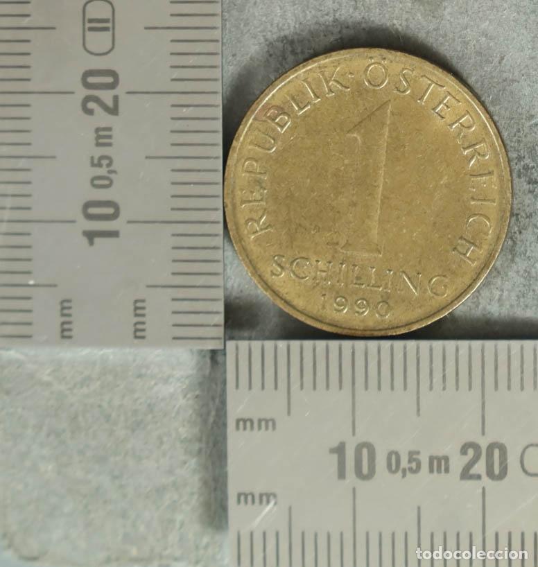 Monedas antiguas de Europa: MONEDA. 1 Schilling - Austria - Edelweiss 1990