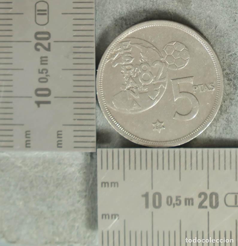 Monedas antiguas de Europa: MONEDA. 5 Pesetas - Espa&ntilde;a - Juan Carlos I - Mundial de F&uacute;tbol 1980