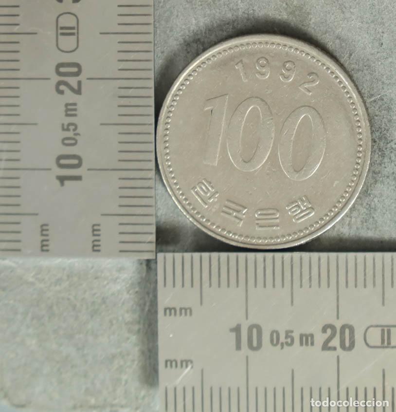 Monedas antiguas de Europa: MONEDA. 100 Won - Corea del Sur - Almirante Yi Sun-sin 1992