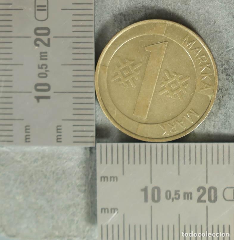 Monedas antiguas de Europa: MONEDA. 1 Markka - Finlandia - Twin Flowers 1994