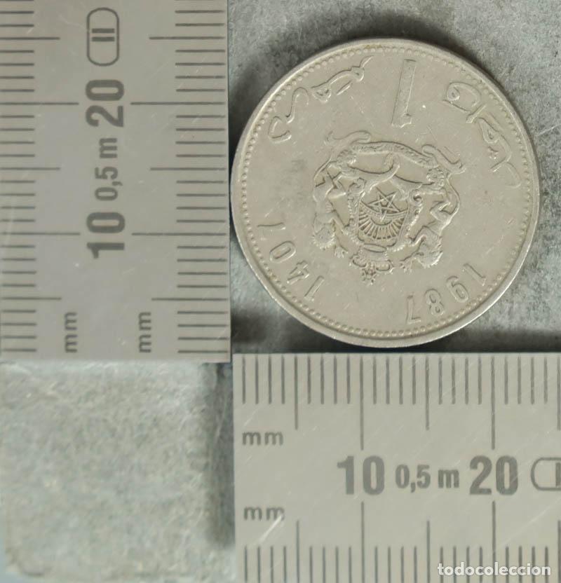 Monedas antiguas de Europa: MONEDA. 1 Dirham - Marruecos - Has&aacute;n II 1987