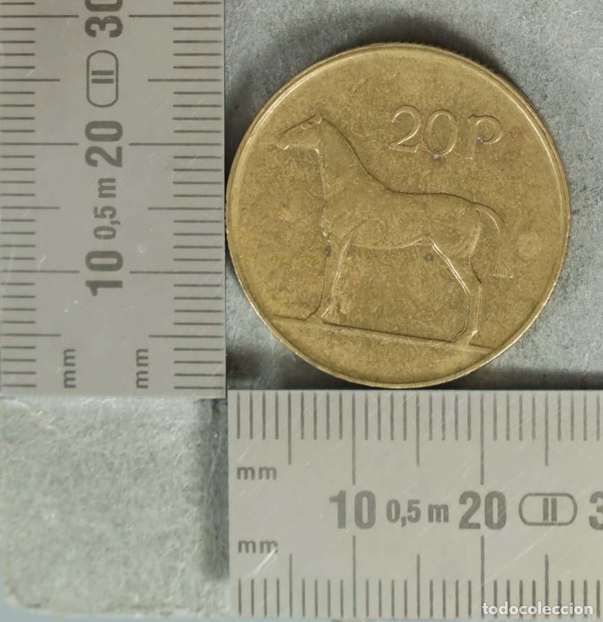 Monedas antiguas de Europa: MONEDA. 20 Pence - Irlanda - Caballo 1988