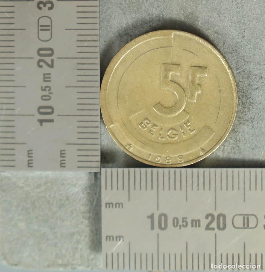 Monedas antiguas de Europa: MONEDA. 5 Francos - B&eacute;lgica - Balduino I - 1988 - Foto 1
