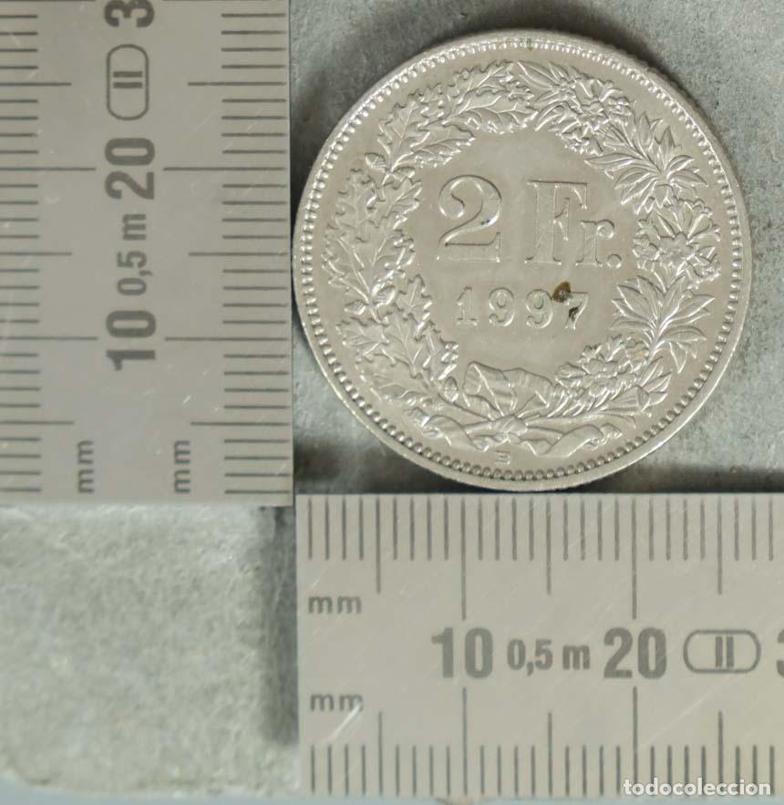 Monedas antiguas de Europa: MONEDA. 2 Francos - Suiza - Helvetia 1997