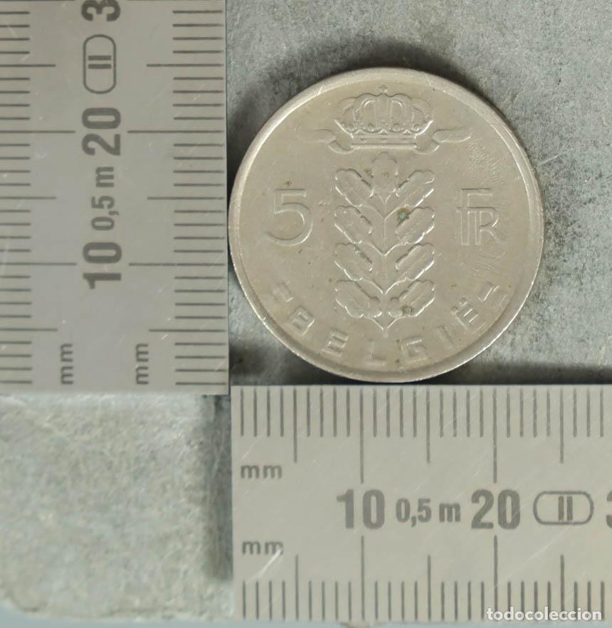 Monedas antiguas de Europa: MONEDA. 5 Francos - B&eacute;lgica - Boudewijn I 1978