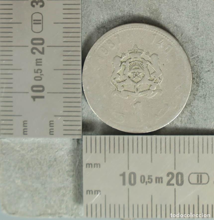 Monedas antiguas de Europa: MONEDA. 1 Dirham - Marruecos - Hassan II 1987